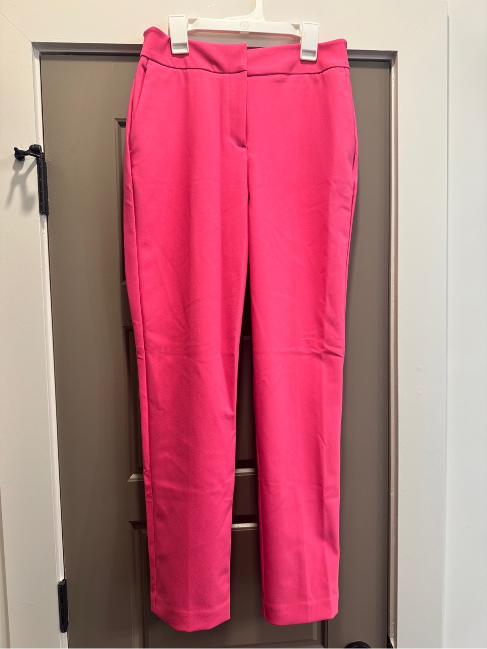 Rachel Zoe Bright Pink Slacks (Slim Fit)